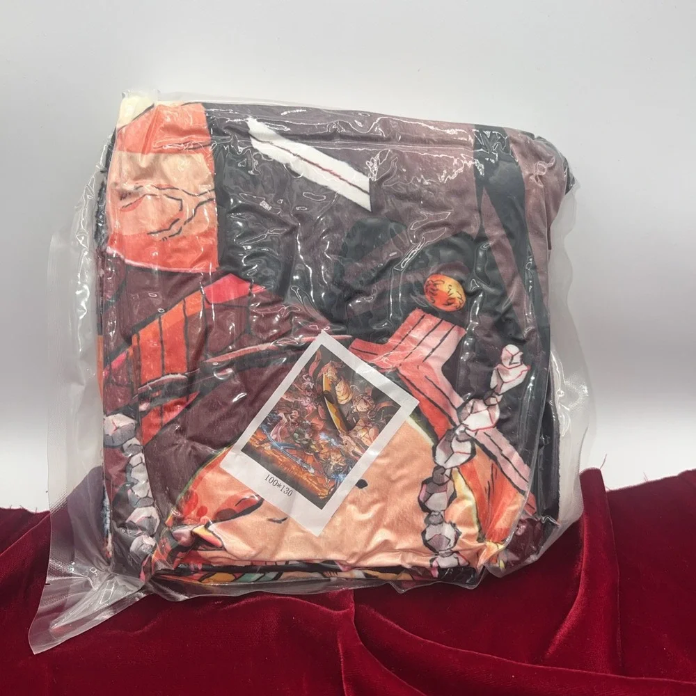 Anime Fleece Plush Throw‎ Blanket 51'' X40''.  100 cm x 130 cm New in shrink rap